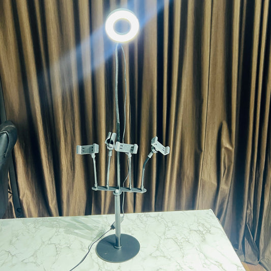 Professional Live Streem Camera Light Selfie Metal Kit For Making Reels & Videos With Light