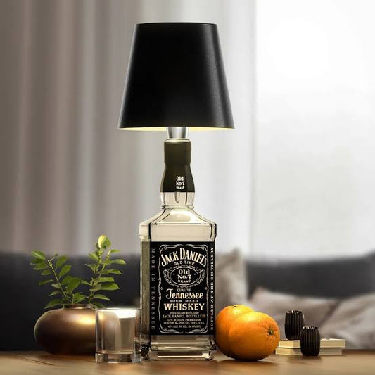 Wireless Bottle Lamp Shade Rechargeable Bottle Lamp Stepless Dimming LED Wine Bottle Lights for Any Bottle RainProof