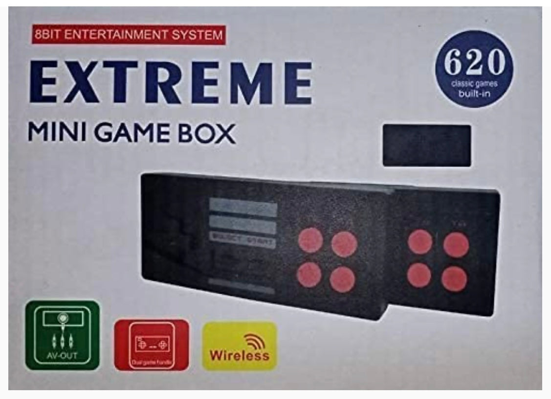 Extreme Wireless Video Game box (620 in 1)