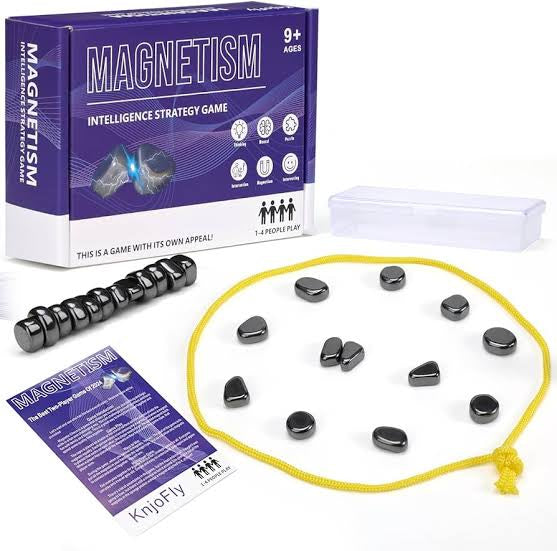 Magnetism Game, Fun Table Top Magnet Game, Magnet Board Game, Strategy Game for Kids & Adults, Family Party Games