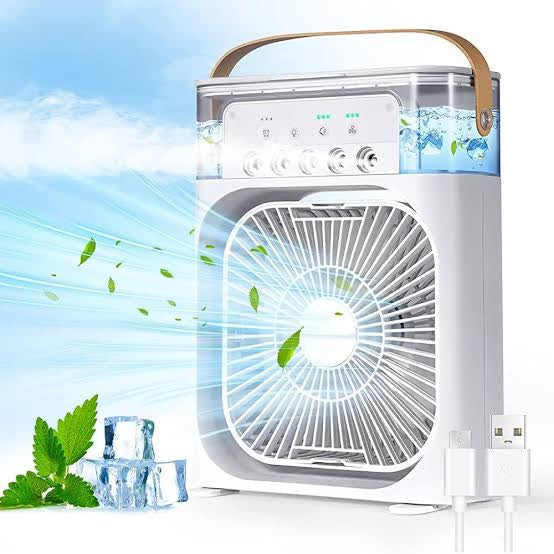 Mist Fan Humidifier USB Powered 3 Speed Options with Timer