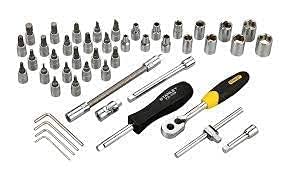 46 In 1 Multipurpose Steel Spanner Tool Hex Socket Combination Toolkit