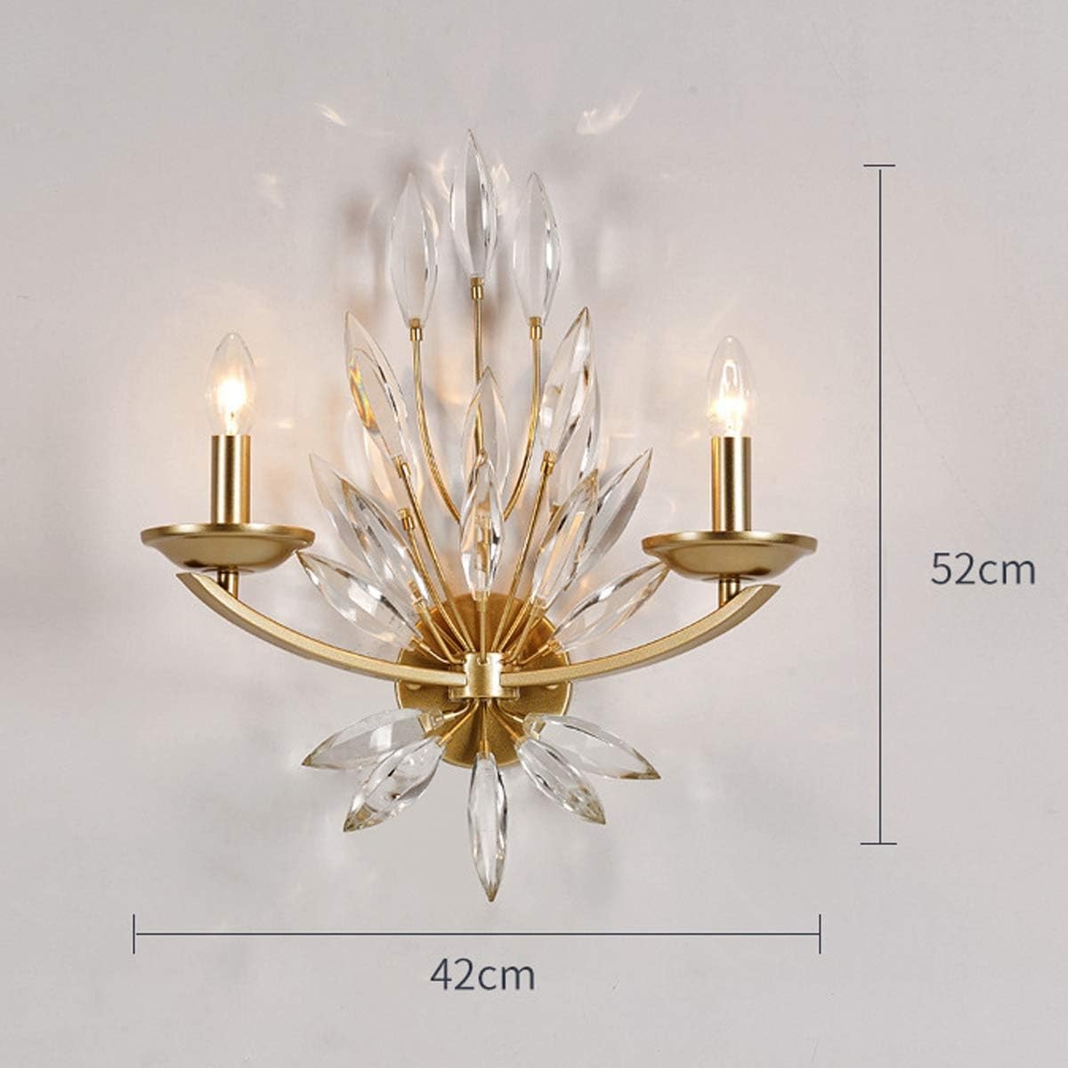 Modern Wall Lamp Glass Bronze Wall Lights Series W8918-1 Wall Mounted 400MM