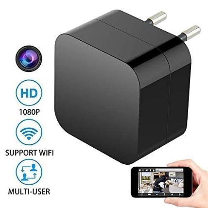 4K Camera WiFi Night Vision 1920P x 1080P HD USB Wall Charger WiFi Camera for Security Surveillance Motion Detection Remote Viewing IP Camera