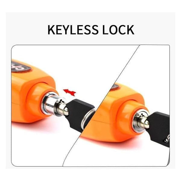 Heavy Duty Bike Brake Lock - Locking System by Holding Handle Bar with Brake Lever - Assorted Colour