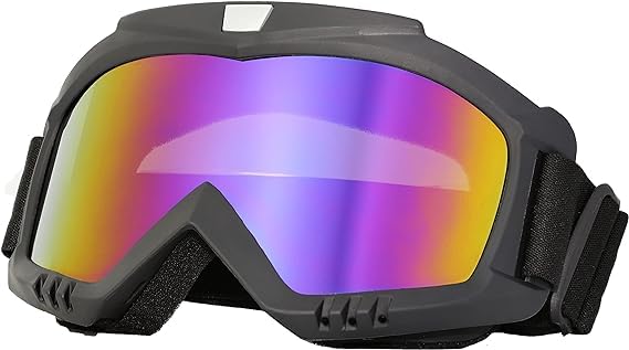 Goggles Mask, Detachable Face Mask ATV Goggles, Dirt Bike Goggles Safety goggles for Men Women - Multicolor