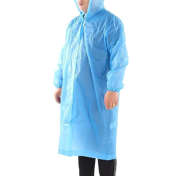 Heavy Reusable Raincoat Rain Cape Comfortable Rainwear Waterproof Reusable Rain Jacket