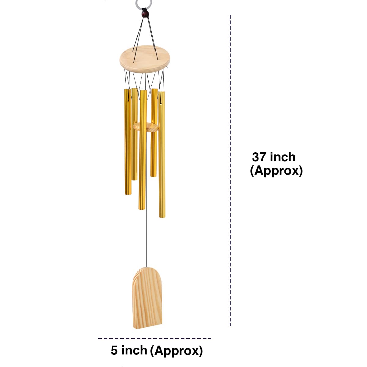 Fengshui Deep Sound WindChime, Wind Chimes for Home Positive Energy, Wind Chimes for Home Big Size