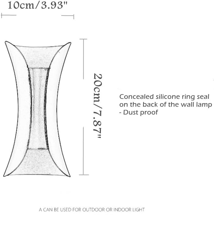 18W Up Down Modern Led Wall Light WL01A