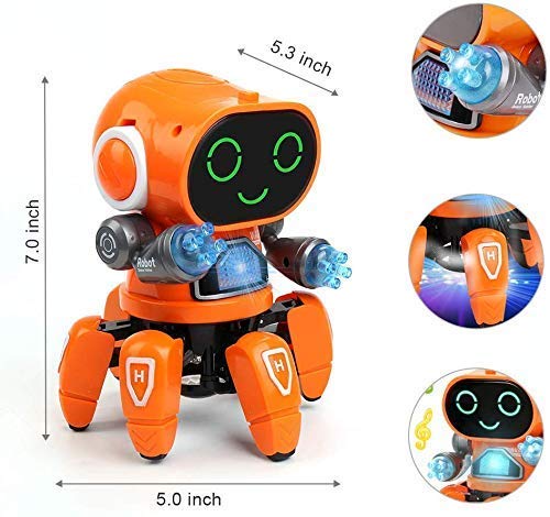 Bot Robot Colorful Lights and Music | All Direction Movement Dancing Robot multi-colour