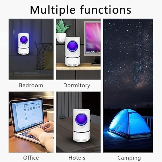 Flash Anti Mosquito Lamp With Blue LED USB Powered