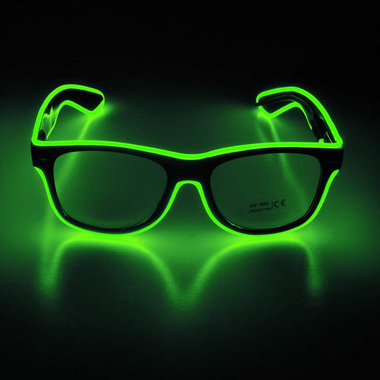 Wire Neon Rave Glasses Glow Flashing LED Sunglasses Costumes for Party