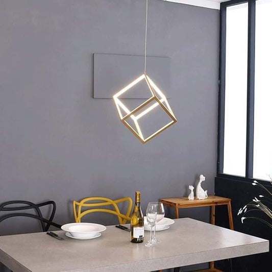 Hanging Light Cube 3 in 1 Adjustable Height