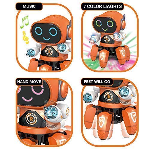 Bot Robot Colorful Lights and Music | All Direction Movement Dancing Robot multi-colour