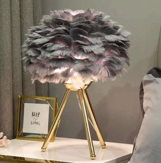 Feather Style Table Lamp