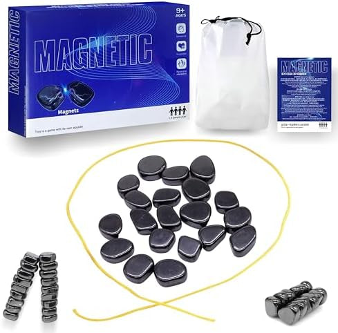 Magnetism Game, Fun Table Top Magnet Game, Magnet Board Game, Strategy Game for Kids & Adults, Family Party Games