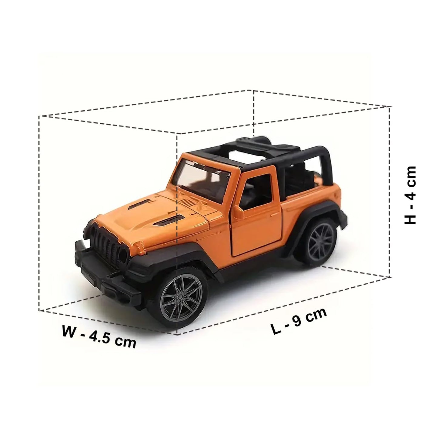 Metal Thar Diecast Toy Car with Openable Doors 1:36 scale