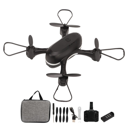 4K HD Dual Camera Drone, RC Quadcopter Optical Positionin Trajectory Portable 4 Channels for Kids Above14 for Outdoor