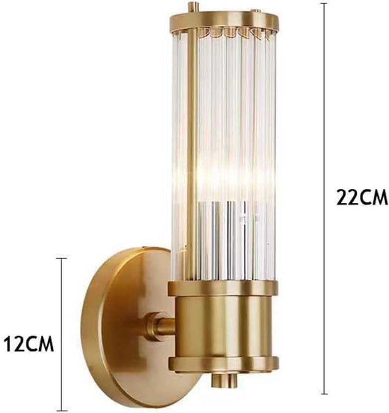 Brass Crystal Tube Galas Wall Lamp LZ 3292-1