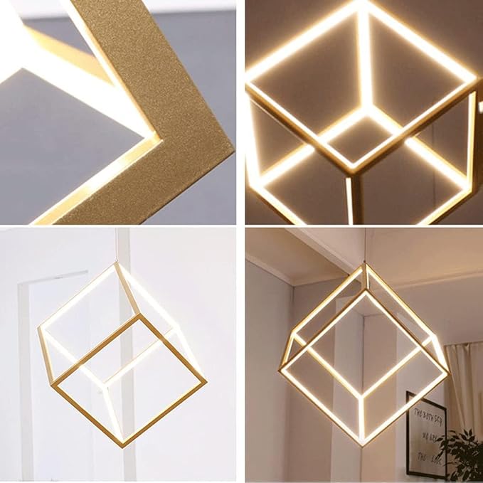 Hanging Light Cube 3 in 1 Adjustable Height