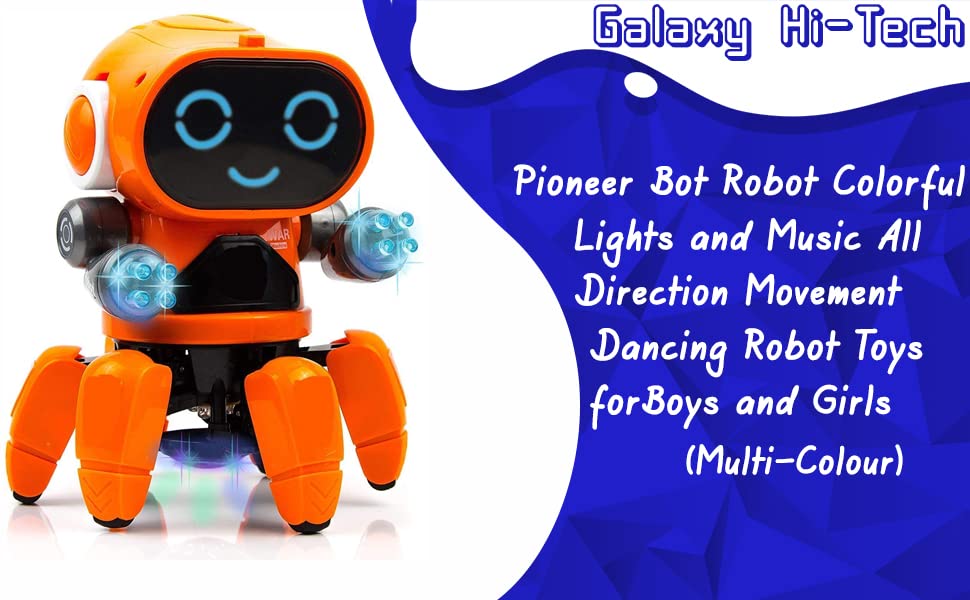 Bot Robot Colorful Lights and Music | All Direction Movement Dancing Robot multi-colour