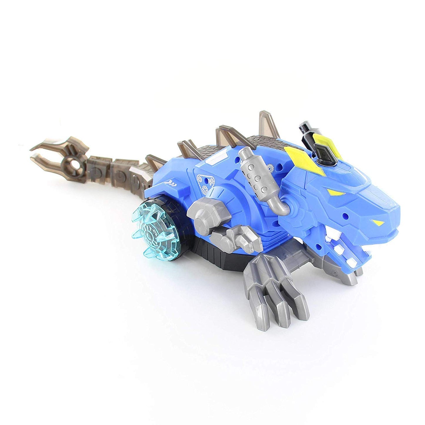 Mist Spraying Mechanical Transformer Robot Dragon Toy with LED Light and Sound Toy for Kids