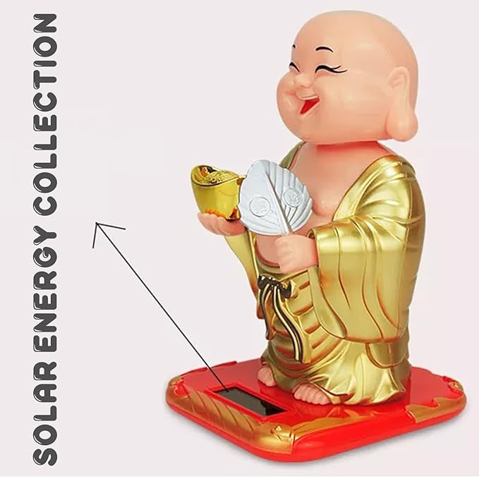 Cute Laughing Buddha Feng-Shui, Positive Energy, Money Luck & Prosperity Decorative Showpiece