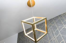 Hanging Light Cube 3 in 1 Adjustable Height