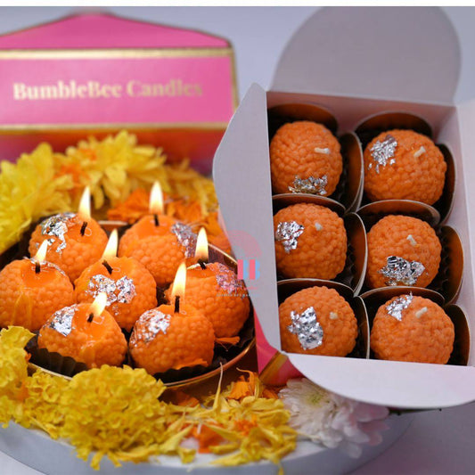 Pack of 4 Laddu Candles