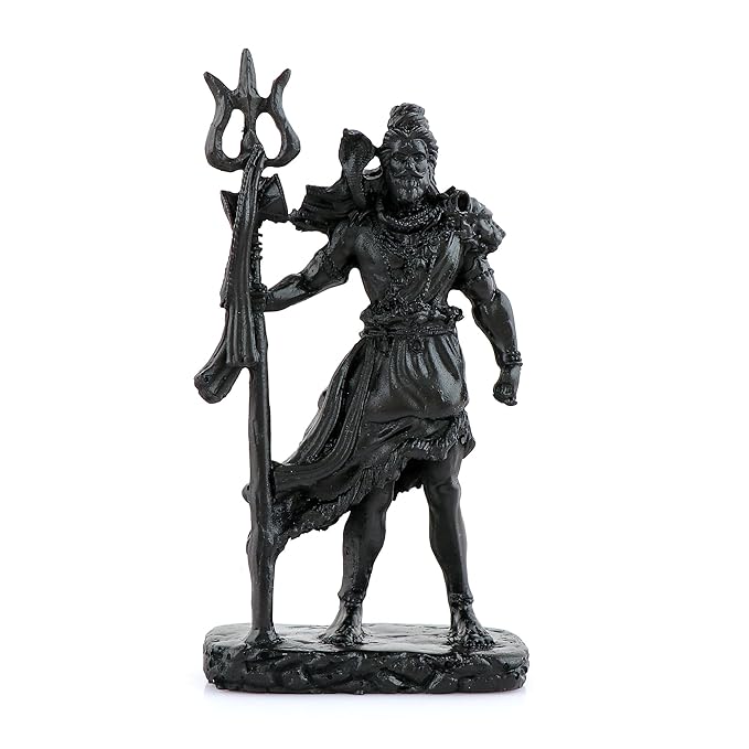 Polyresin Shiv Ji Murti for Pooja Room Figurines Idol Mahadev Sculpture