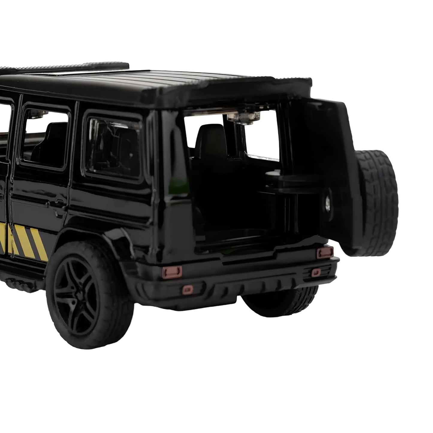 1:36 Diecast Metal G Wagon Model Car - 1:36 Scale, Black, Openable Doors for Collectors and Kids Random Colours