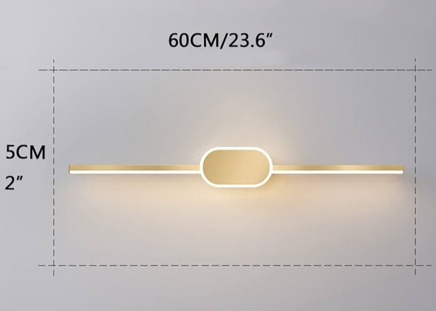 Aurora Beam Gold Wall Lantern LED Ceiling Wall Sconce Minimalist Wall Lamp Aluminum Lamp Wall Mounted Light 077 W