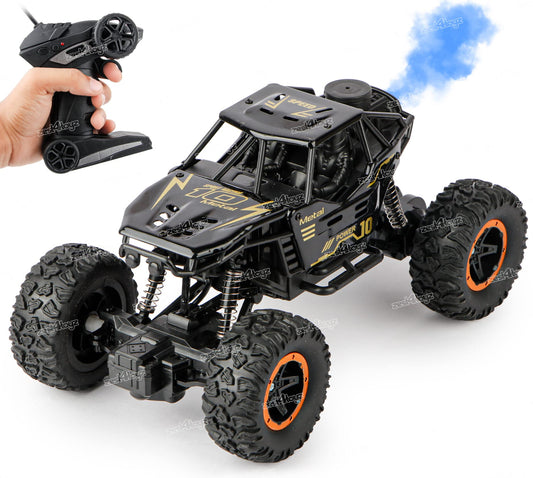 1:18 Mist Smoke Remote Control Car For Kids With Mist Smoke Effect 2 Wd Monster Truck Rock Crawler Climbing Rc Toy Vehicle Car