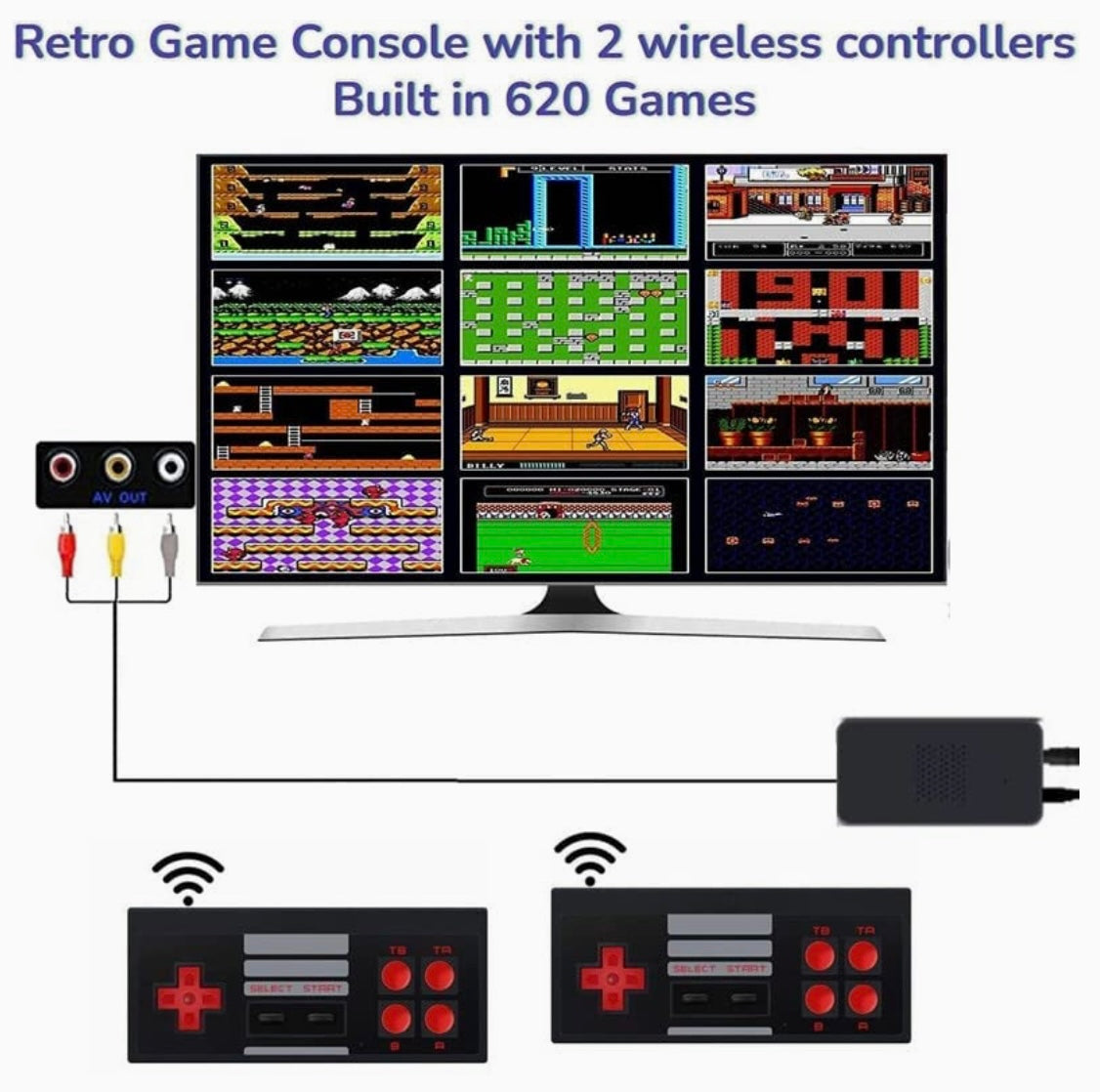 Extreme Wireless Video Game box (620 in 1)