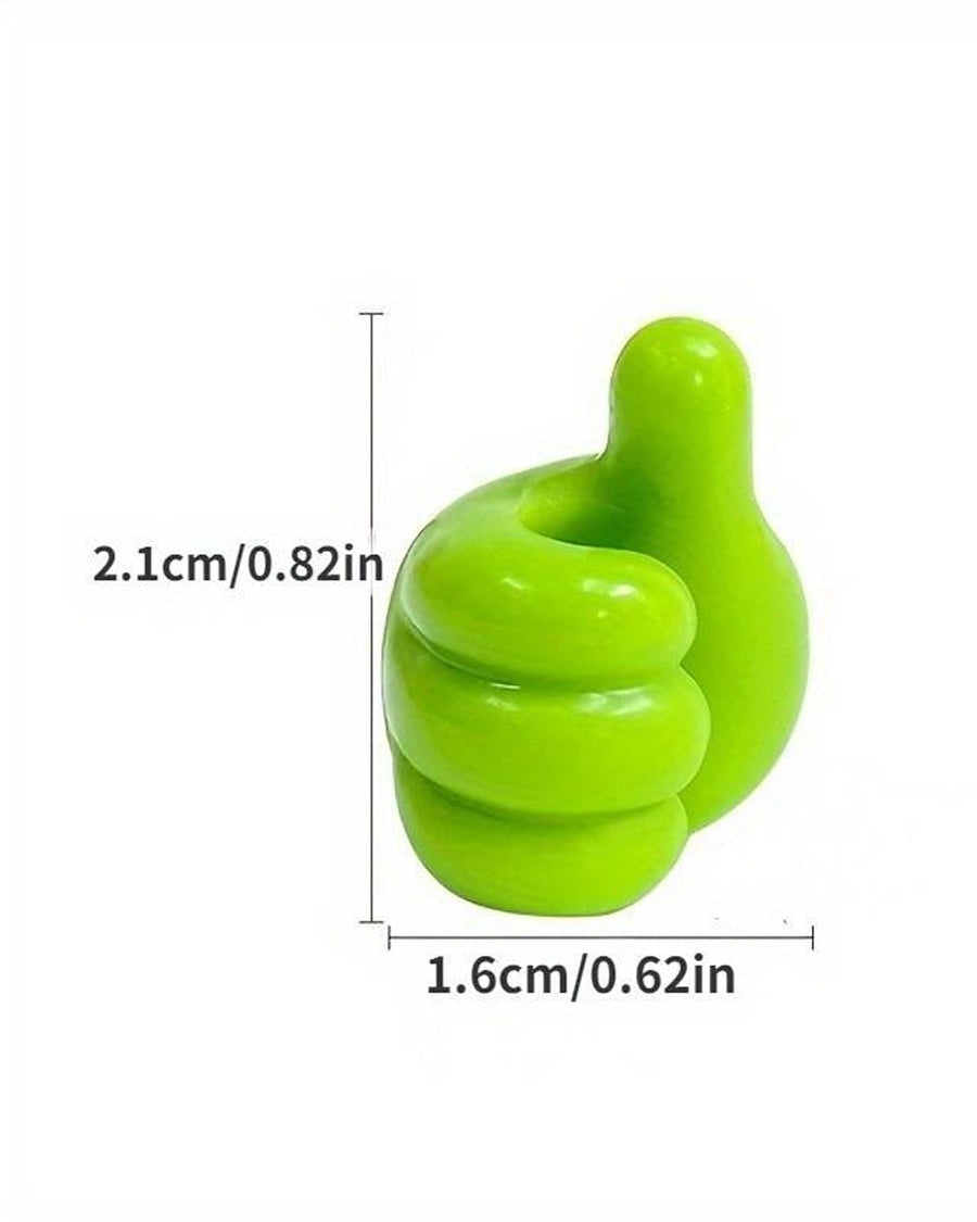 Wall Mounted Silicone Thumb Holder Self Adhesive Helping Hands