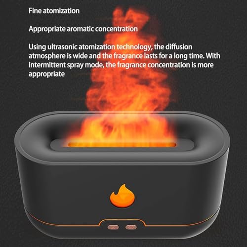 Flame Aroma Diffuser Air Humidifier Ultrasonic Flame Humidifier Cool Mist Maker Fogger kr