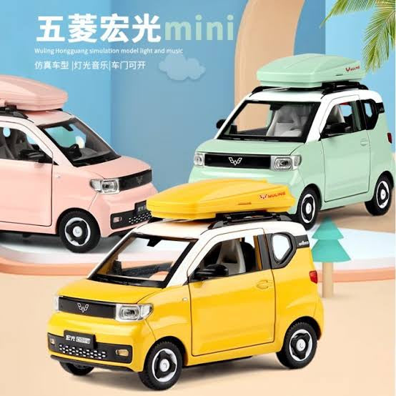 1:24 Mini EV Car Die Cast Model Simulation Diecast Metal Alloy Model car Sound Light Pull Back Collection Kids Toy Gifts A550