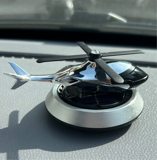 Royal Chopper Car Perfume Solar Powered helicopter air freshener