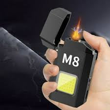 M8 Electric Lighter With Torch Rechargeable Rainproof