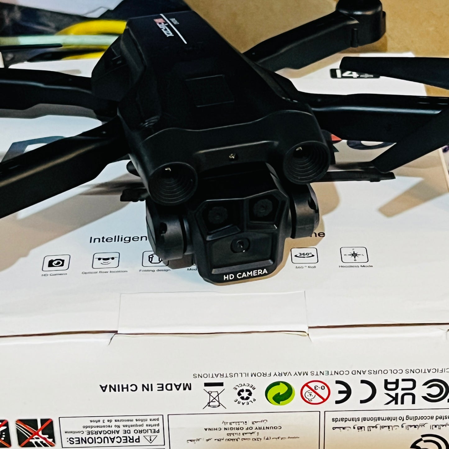 Drone Max Four-Way Obstacle Avoidance Remote Control Drone, Foldable 4K High-Definition Single Lens Drone, Supporting Free Switching of Angles Providing Wider Range of Aerial Photography