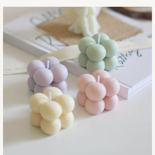 Scented Mini Cubic Candle (CC002) Pack of 12pcs