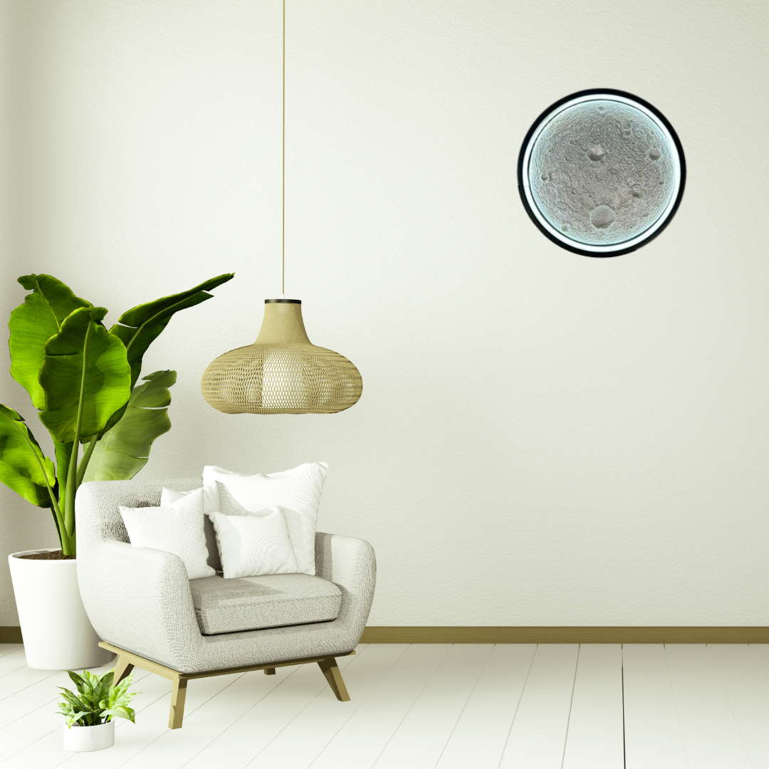 Moon-themed LED ceiling lightMoon Wall Art Decorative Lighted Artwork for Living Room Bedroom Dining Room Kitchen Bathroom Model C418