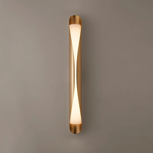 Wall Glimmer Electroplated Gold Long Metal Wall Light 6868W