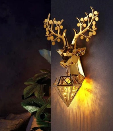 Nordic Classic Deer Head Wall Lamp Product Code 9248 W