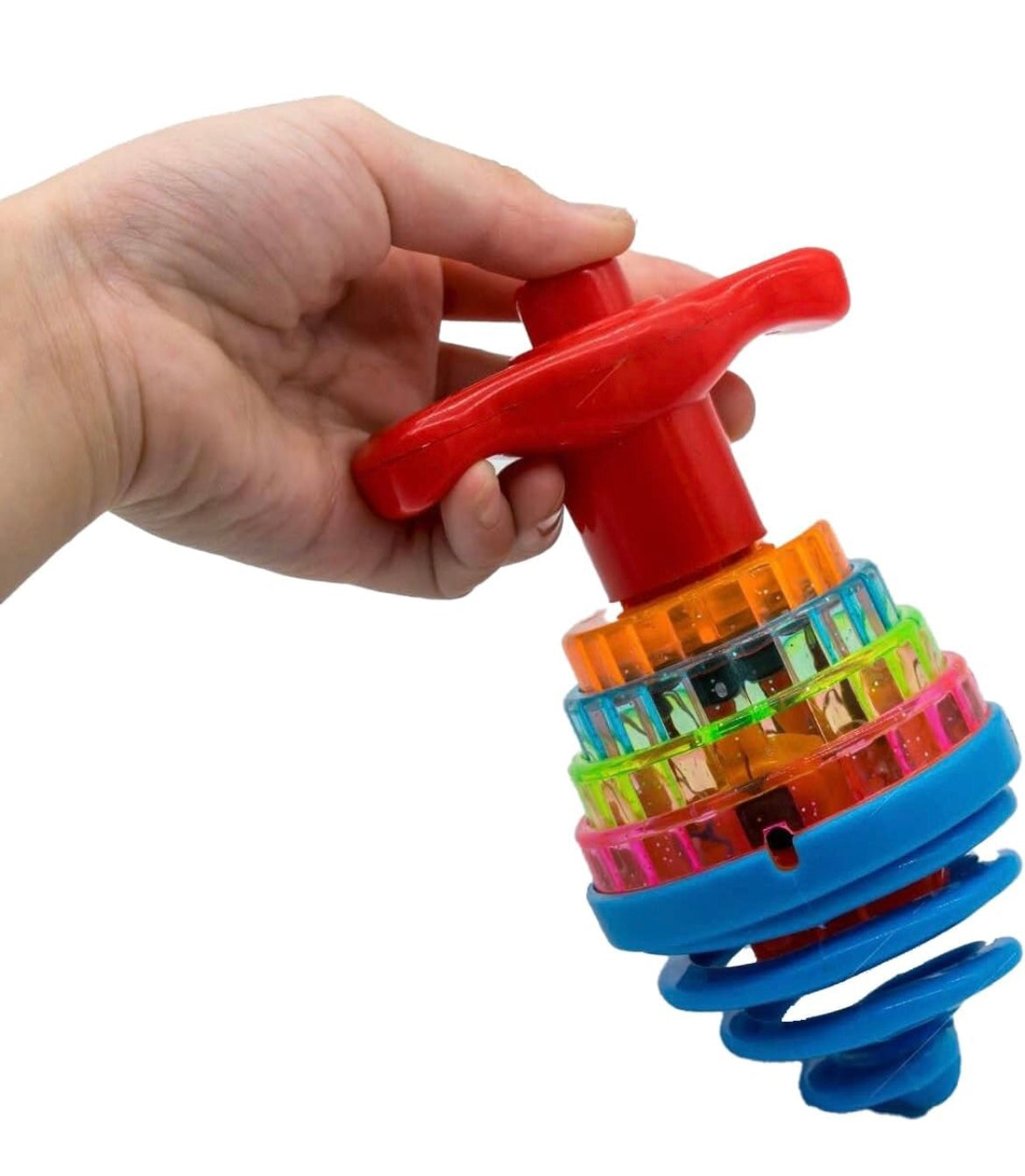 Laser light spinning toy Lazer Top