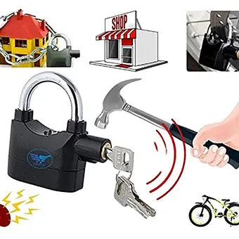 Kaala Taala Alarm Lock Heavy with 3 Keys