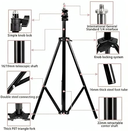 7ft. (212cms) Aluminium Tripod Stand