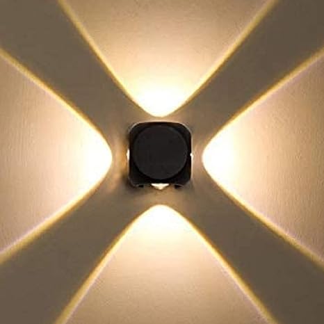 4 Way Outdoor Wall Light (Warm White) With 1 Year Warranty